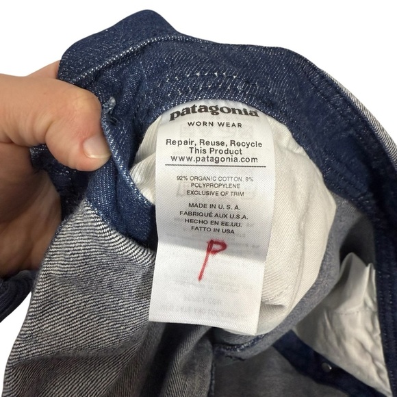 NEW Patagonia Women’s Steel Forge Denim Dyneema Overalls Blue Size S - Picture 14 of 15